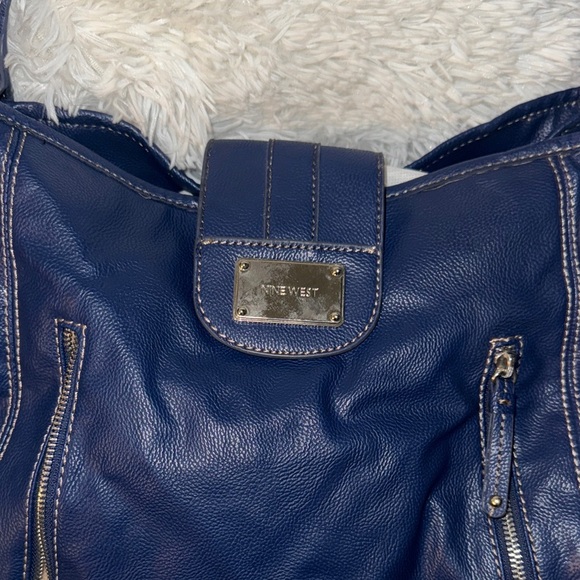 Nine West Dark Blue Shoulder Bag - Picture 2 of 3